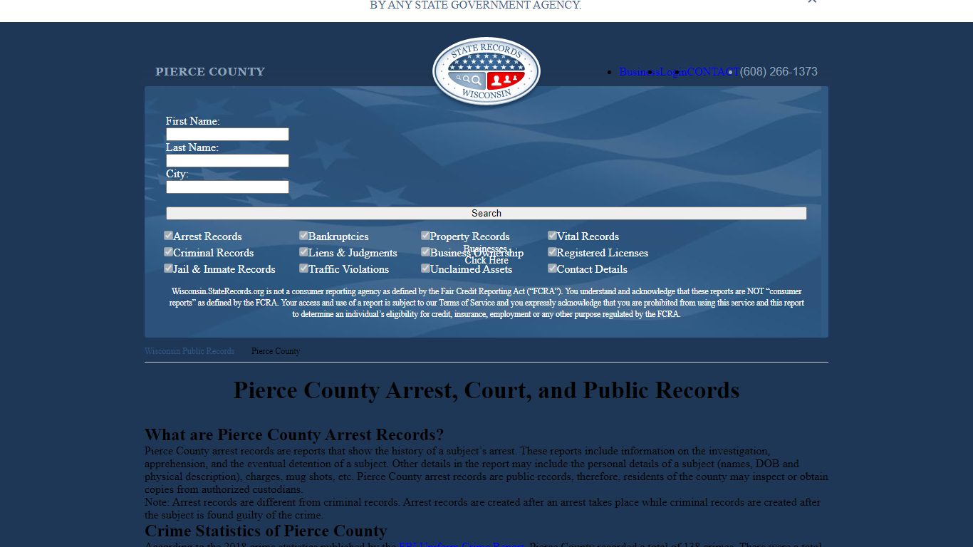 Pierce County Arrest, Court, and Public Records